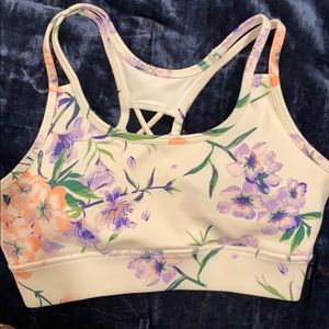 DKNY Sport Floral sport bra size xs